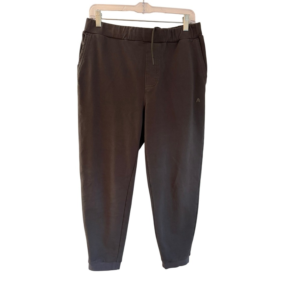 Ash & Erie Weekend Joggers Charcoal Gray Cotton Blend Tapered Sweatpants Medium